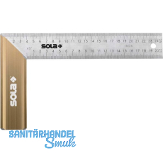 SOLA Winkelhaken SRB Aluschenkel mit 45�/135� Gehrungsanschlag 400 x 170 mm