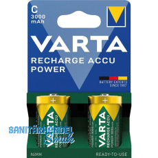 VARTA Batterie Recharge Akku Power HR14/C 1,2 Volt 3000 mAh (2 St) VARTA Batterie Recharge Akku Power HR14/C 1,2 Volt 3000 mAh (2 St)