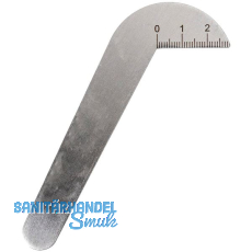 Spiralbohrer-Schleiflehre bis 50 mm Winkel 118 Grad