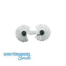 Radienschablone 15.5-25 mm 15 Blatt zum Messen von Innen- und Au�enradien