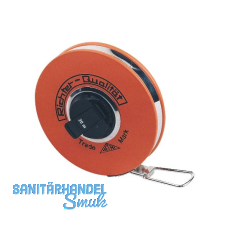 RICHTER Stahlma�band Metri 10 m wei�lackiert in Kapsel Anfang A Genauigkeit II