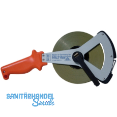 RICHTER Rahmen Stahlma�band Metri 50 m wei�lackiert Anfang B Genauigkeit II