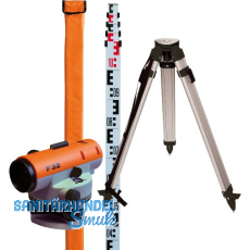 NEDO Nivellier-Set F32 mit Teleskoplatte und Stativ IP54 NEDO Nivellier-Set F32 mit Teleskoplatte und Stativ IP54