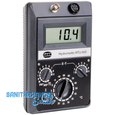 GANN Hydromette RTU 600 4-fach Messger�t f�r Holz, Bau, Luft, Temperatur