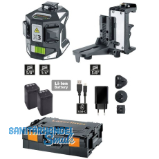 LASERLINER Kreuzlinienlaser X3-Laser Pro 3,7 V 4,5 Ah (IEC) Li-Ion LASERLINER Kreuzlinienlaser X3-Laser Pro 3,7 V 4,5 Ah (IEC) Li-Ion