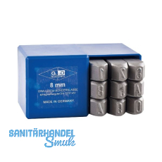 Schlagziffern-Satz Gravurem-Sonderklasse 10 mm