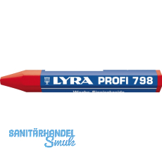 LYRA Wachskreide 798 Sechskantform rot Inhalt 12 St�ck