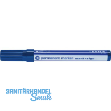 LYRA Permanent-Marker 112 Strichbreite 1-4 mm blau runde Spitze