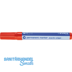 LYRA Permanent-Marker 112 Strichbreite 1-4 mm rot runde Spitze
