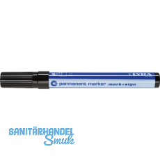 LYRA Permanent-Marker 112 Strichbreite 1-4 mm schwarz runde Spitze