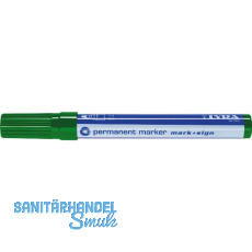 LYRA Permanent-Marker 112 Strichbreite 1-4 mm gr�n runde Spitze