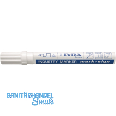 LYRA Lackmalstift 114 Strichbreite 3 mm wei�