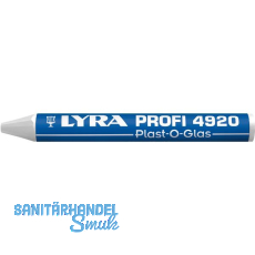 LYRA Wachskreide 4920 Plast-O-Glas runde Form weiß Inhalt 12 Stück LYRA Wachskreide 4920 Plast-O-Glas runde Form weiß Inhalt 12 Stück
