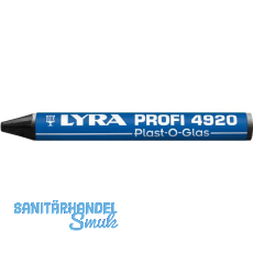 LYRA Wachskreide 4920 Plast-O-Glas runde Form schwarz Inhalt 12 Stück LYRA Wachskreide 4920 Plast-O-Glas runde Form schwarz Inhalt 12 Stück