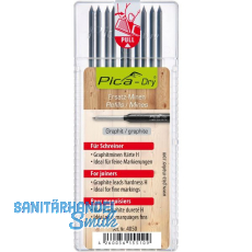PICA Ersatzminen-Set Pica Dry Härte H für Tischler Inhalt 10 Stück PICA Ersatzminen-Set Pica Dry Härte H für Tischler Inhalt 10 Stück