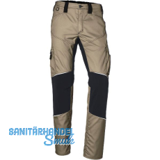 K�BLER Stretchhose Activiq sandbraun/schwarz 48