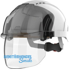JSP Industrieschutzhelm EVO�VISTAshield� EN 397 bel�ftet Farbe wei�/Rauchglas