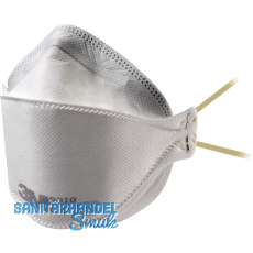 3M Feinstaubmaske 9310+ Filterklasse P1 ohne Ausatemventil Gummiband gelb