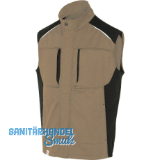 KÜBLER Weste Activiq 7250 sandbraun/schwarz XL KÜBLER Weste Activiq 7250 sandbraun/schwarz XL