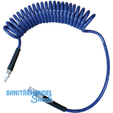 Spiralschlauch 8 m aus Polyurethan 8 x 12 mm mit 2 x 3/8" AG