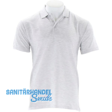 FRUIT OF THE LOOM Polo-Shirt Piqu� Type F502 grau meliert XL