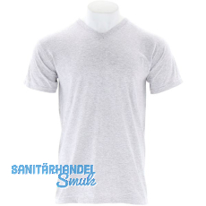 FRUIT OF THE LOOM T-Shirt V-Neck Type F270 grau meliert XXL