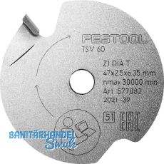 FESTOOL Vorritzer Sägeblatt DIA 47 x 2,5 x 6,35 T1 FESTOOL Vorritzer Sägeblatt DIA 47 x 2,5 x 6,35 T1