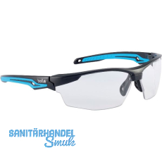 BOLLÉ Schutzbrille Tryon Sichtscheibe klar, Rahmen Schwarz/Blau BOLLÉ Schutzbrille Tryon Sichtscheibe klar, Rahmen Schwarz/Blau