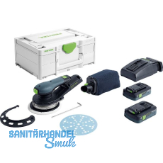 FESTOOL Akku-Exzenterschleifer ETSC 2 150 Plus 18 Volt / 4,0 Ah (IEC) Li-Ion FESTOOL Akku-Exzenterschleifer ETSC 2 150 Plus 18 Volt / 4,0 Ah (IEC) Li-Ion