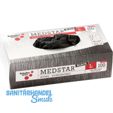 SCHULLER Einweghandschuhe Med Nitril Schwarz S - 100 Stück SCHULLER Einweghandschuhe Med Nitril Schwarz S - 100 Stück