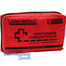 LEINA KFZ-Verbandtasche Größe 215 x 55 x 130 mm rot LEINA KFZ-Verbandtasche Größe 215 x 55 x 130 mm rot