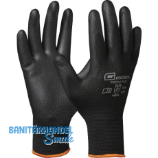 GEBOL Schutzhandschuh Micro Flex schwarz Größe 8 GEBOL Schutzhandschuh Micro Flex schwarz Größe 8