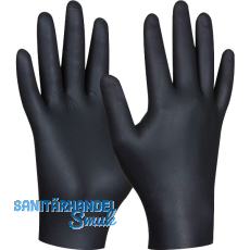 GEBOL Einweghandschuhe Black Nitril ungepudert Gr��e L - 80 St�ck