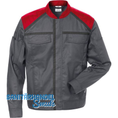 FRISTADS Jacke Skarup 4555 STFP grau/rot XL FRISTADS Jacke Skarup 4555 STFP grau/rot XL