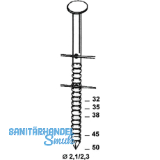 ALSAFIX Ringnut-Nagelrollen gerillt C21 2,3 x 50 mm blank Drahtgebunden 16 Grad ALSAFIX Ringnut-Nagelrollen gerillt C21 2,3 x 50 mm blank Drahtgebunden 16 Grad