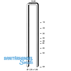 ALSAFIX Klammern Type L 35 mm aus Stahldraht verzinkt (13900 Stück) ALSAFIX Klammern Type L 35 mm aus Stahldraht verzinkt (13900 Stück)