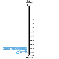 ALSAFIX Stauchkopfnagel N 35 mm aus Stahldraht verzinkt (4000 St)