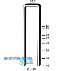 ALSAFIX Klammern Type GB 30 mm aus Stahldraht verzinkt (5000 St�ck)