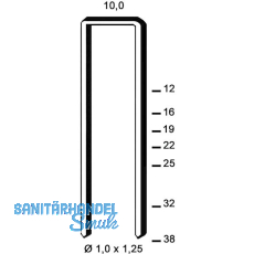 ALSAFIX Klammern Type G 25 mm aus Stahldraht verzinkt (2600 Stück) ALSAFIX Klammern Type G 25 mm aus Stahldraht verzinkt (2600 Stück)