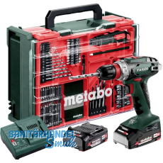 METABO Akku-Bohrschrauber BS 18 Quick Set 18 Volt / 2,0 Ah METABO Akku-Bohrschrauber BS 18 Quick Set 18 Volt / 2,0 Ah