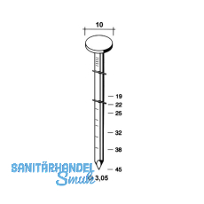 ALSAFIX Dachpappnagelrollen L�nge 25 mm Drahtgebunden 16 Grad (7200 St�ck)