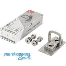 MARK Anschlagpunkt Gekko Vario EN795 95x50x14 mm zum Einsatz in Metall