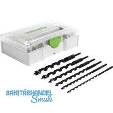 FESTOOL Schlangenbohrer-Set SYS3 S 76-SB CE-SORT/6 6-teilig FESTOOL Schlangenbohrer-Set SYS3 S 76-SB CE-SORT/6 6-teilig