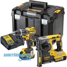 DEWALT Akku-Set DCK207P2T 18 Volt / 5,0 Ah (IEC) Li-Ion DEWALT Akku-Set DCK207P2T 18 Volt / 5,0 Ah (IEC) Li-Ion