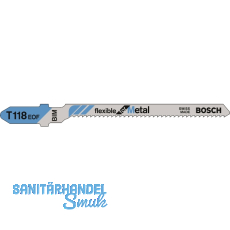 BOSCH Stichs�geblatt T118EOF Metall - 5 St�ck