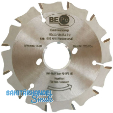 BEPO Nutfr�ser HW 4 mm Nut/Feder-Verbindungen