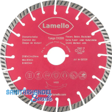 LAMELLO Diamant Trennscheibe ø 180 mm Beton, Fliesen und Putz LAMELLO Diamant Trennscheibe ø 180 mm Beton, Fliesen und Putz
