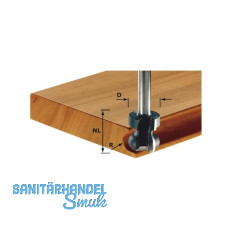 FESTOOL Griffleistenfräser HW Radius 2.5/6 mm FESTOOL Griffleistenfräser HW Radius 2.5/6 mm