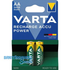 VARTA Batterie Recharge Akku Power HR6/AA 1,2 Volt (2St) VARTA Batterie Recharge Akku Power HR6/AA 1,2 Volt (2St)