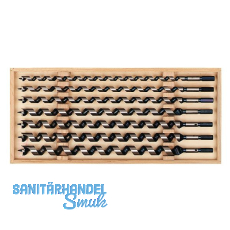 FISCH Schlangenbohrer-Kassette L�nge 460 mm 7-teilig in Holzkassette